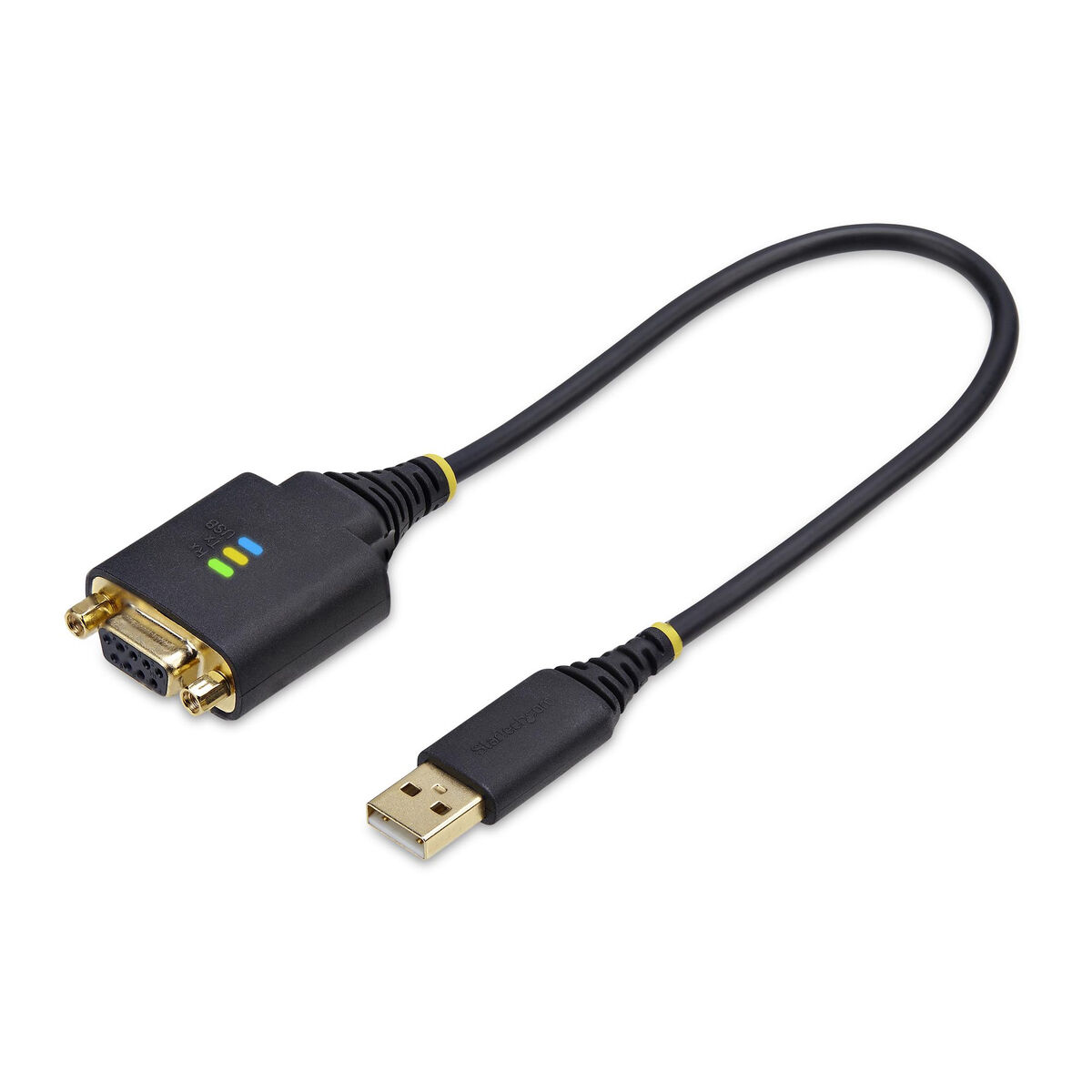 USB-kábel Startech 1P1FFCN-USB-SERIAL Fekete 30 cm